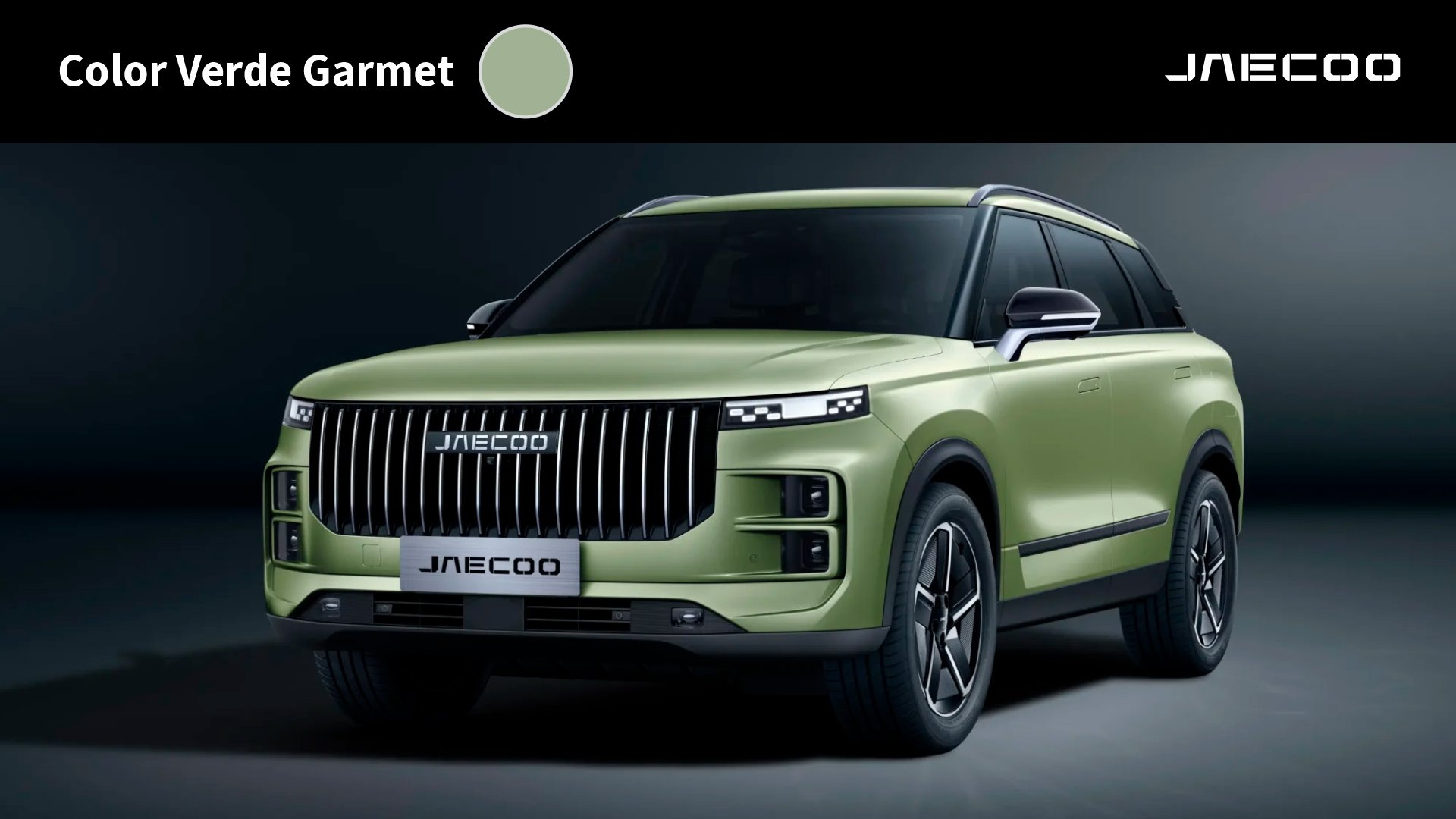 Jaecoo 7 color Verde Garmet