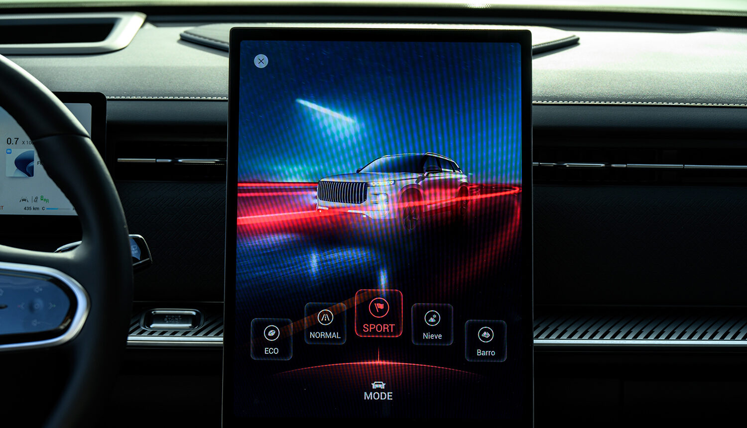 Jaecoo 7 vista interior