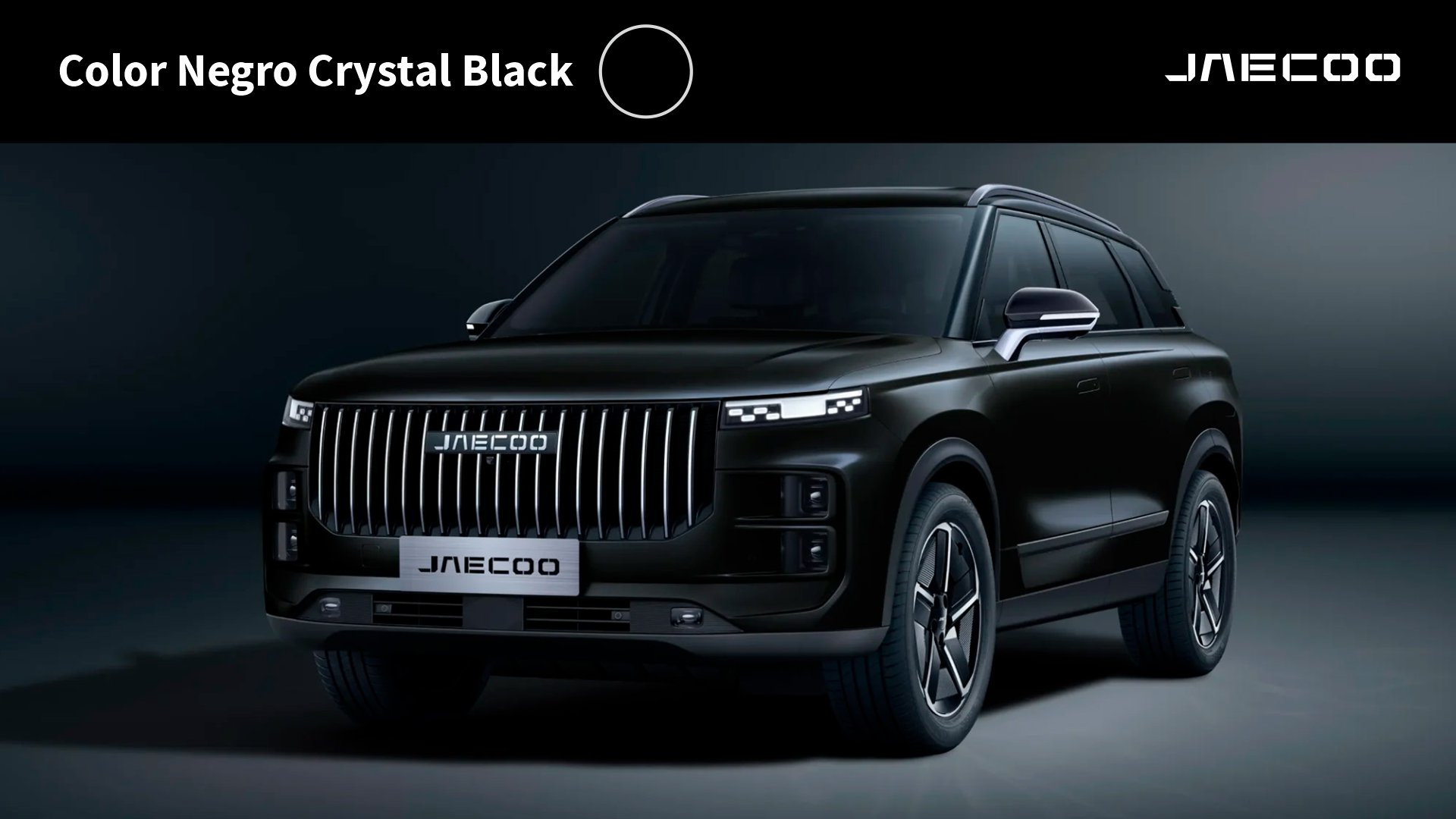 Jaecoo 7 color Negro Crystal Black