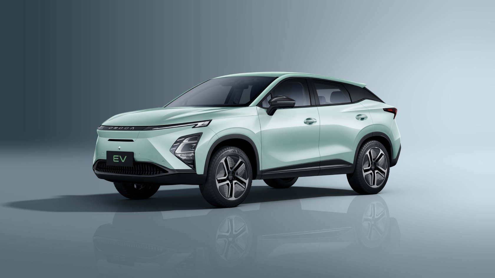 Omoda 5 EV color Verde Aqua