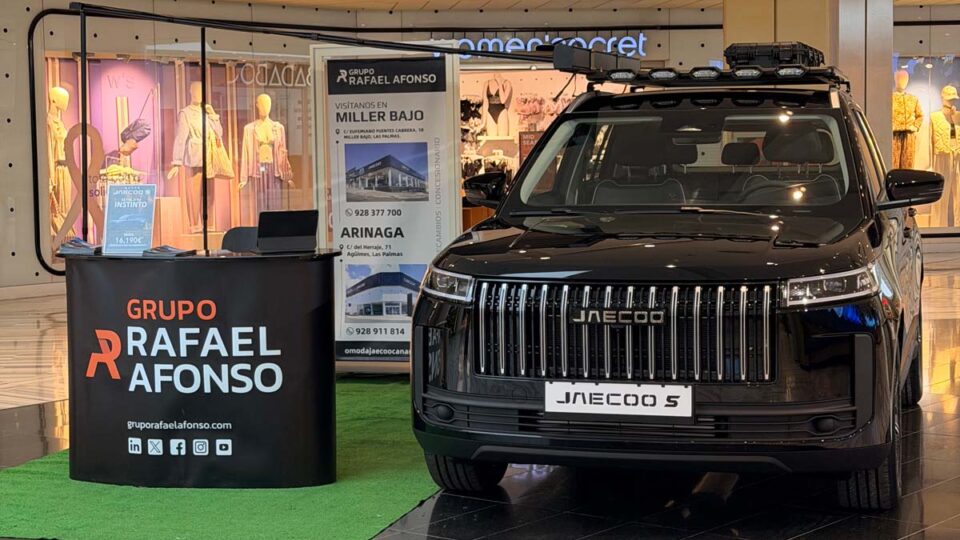 Jaecoo 5 Llega al Grupo Rafael Afonso - Exposición en Las Arenes - Grupo Rafael Afonso