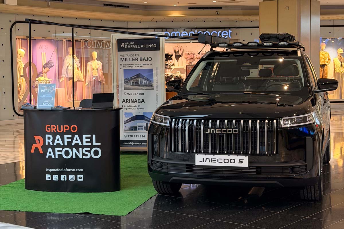 Jaecoo 5 Llega al Grupo Rafael Afonso - Exposición en Las Arenes - Grupo Rafael Afonso