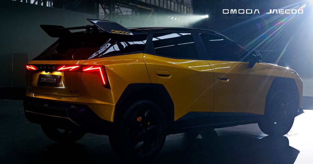 OMODA 4 Ultra, una versión deportiva con diseño radical y aerodinámico